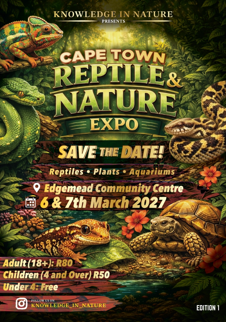 Cape Town Reptile & Nature Expo 2027 Poster