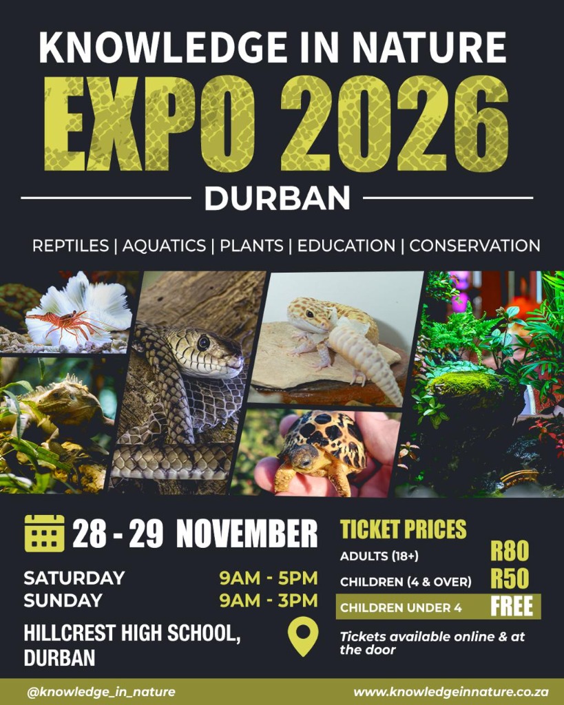 Knowledge in Nature Expo 2026 Durban Flyer